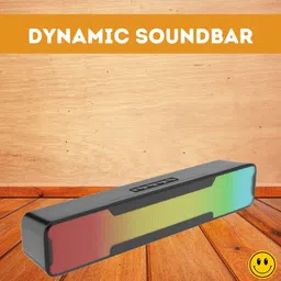 FRONY Megabar (PORTABLE HOME TV SOUNDBAR) Dynamic Thunder Sound With RGB LightB59 20 W Bluetooth Soundbar image 1