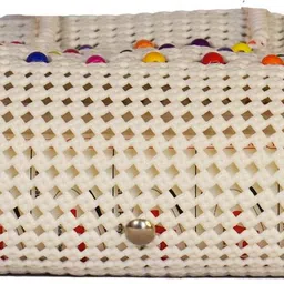 shoorajhanth beads bags wire, beads wire koodai, beades handle bags,handmade beaded bags Grocery Bag image 2