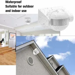 Blackt Electrotech BT31W Wall PIR Motion Detector Sensor Switch For Auto On-Off Light Smart Switch image 3