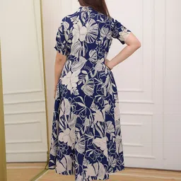 jaipuri fashionista Women Floral Print Viscose Rayon Anarkali Kurta image 2