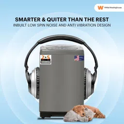 white westinghouse (trademark by electrolux) 7.5 kg Fully Automatic Top Load Grey image 5