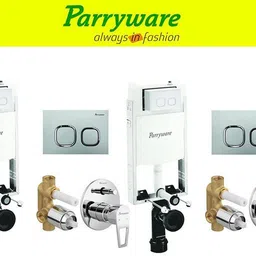 parryware Half Frame Concealed Cistern, with divater body upper espiron set of 2 pic 052 Dual Flush Tank-picture-36