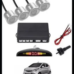 peeps store Car Premium 4 Silver Reverse Parking Sensor-AP25N50 Car Premium 4 Silver Reverse Parking Sensor-AP25N50 Parking Sensor-picture-13