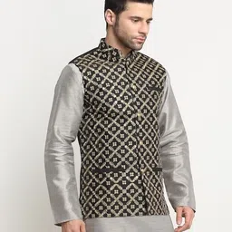 kraft india Embroidered Men Waistcoat image 3