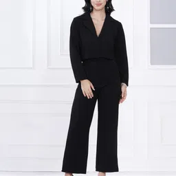 belfry Women Solid Mandarin Casual Blazer-picture-46