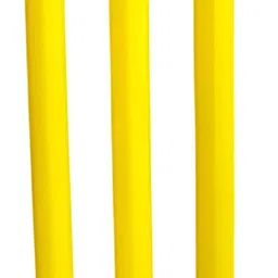 kickmixsports Plastic Wicket/Stump Set for Kids , 3-12 Years (3 Stumps + 2 Bails + Base)-picture-13