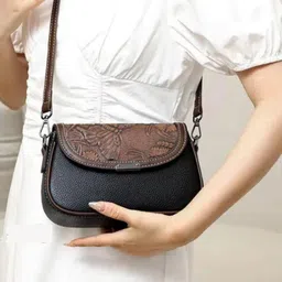 trendcollection Brown Women Sling Bag Trendy korean Sling Bags for women unique bags for women image 2