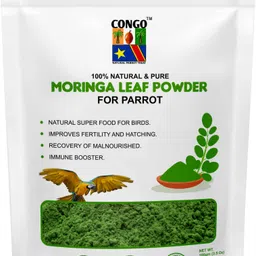 congo natural parrot treat Moringa Powder for Healthy 0.1 kg Dry Young, Adult Bird Food-picture-27