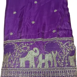 divine fashions Unstitched Viscose Rayon Multi-purpose Fabric Embellished-picture-11