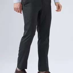 killer Men Slim Fit Grey Cotton Blend Trousers image 2