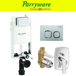 parryware Half Frame Concealed Cistern, with divater body upper crust set of 1 pic 253 Dual Flush Tank-picture-22