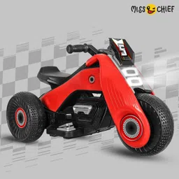 miss & chief Ninja Ride-on with Lights & Music, Battery Operated, Electric Superbike Bike Battery Operated Ride On-picture-24