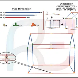 shopnow 52-Kids Play House Tent for 10 yrsKids_PK24 image 4