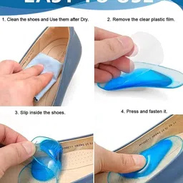 Ezyfit Kids Insole Orthotic Arch Support Silicone, Gel Arch Orthotic, Sports Shoe Insole image 3