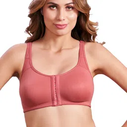 maroon Women Sports Non Padded Bra image 3