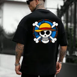 bqf Men Printed Round Neck Cotton Blend Black T-Shirt-picture-42