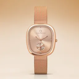 Carlington Iconic Series Premium Ladies Wrist Watches Analog Watch - For Women CT 2048 RoseGold-picture-10