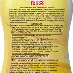 endura Banana 550 Grams Weight Gainers/Mass Gainers image 5