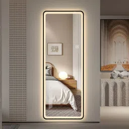 ledmirror.in Full-Length Bedroom Dressing Mirror with Frame Adjustable LED Standing Mirror-picture-15