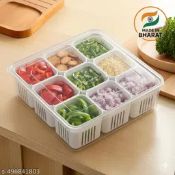stardot Plastic Kitchen Food Storage Fridge Box basket Freezer Containers Vegetable onion potato Storage Basket-picture-11