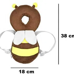 smile shake Baby Head and Back Protector Pillow With Strap for Baby Learning to Walk & Crawl image 2