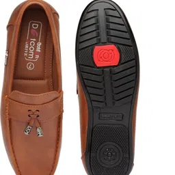 action Lightweight | Comfortable | Trendy | Daily Wear | Synthetic Leather Loafers For Men image 5
