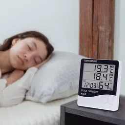 goodsbazaar Reliable Climate Monitoring with HTC-2 Thermo-Hygrometer / Room Thermometer Hydrometer image 4