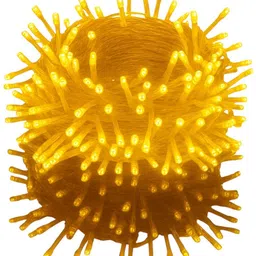 nisco 20 LEDs 5 m Yellow Steady String Rice Lights image 3