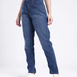 glitchez Women Regular Mid Rise Blue Jeans image 4