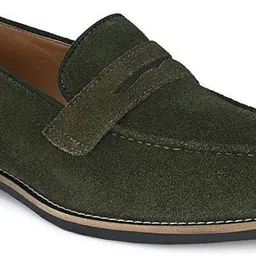 big fox Suede Leather Penny Loafers For Men image 2