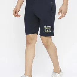 spykar Solid Men Blue Basic Shorts image 3