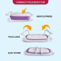 luvlap Splash and Fold Baby Folding Bathtub image 3