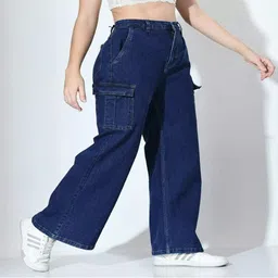 high waist Women Cargos image 3