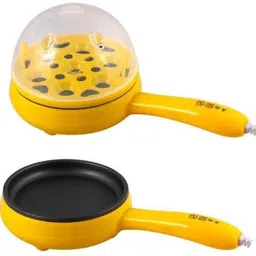 ketmart 2 in 1 Electric Egg Boiling New Unique Multifunctional Steamer Egg Frying Pan Egg Boiler Electric Automatic Off with Egg Boiler Machine Non-Stick Electric Egg Frying Pan Egg Cooker-picture-20