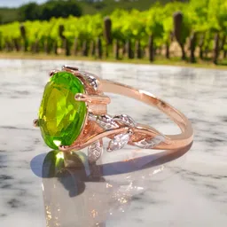 shree shyam jewells Silver Cubic Zirconia Rhodium Plated Ring image 4