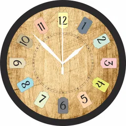 radhe custom arts Analog 25 cm X 25 cm Wall Clock-picture-22