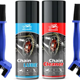 Bike Chain Cleaner Spray with Chain Lubricant For Bike W_k39 chain Bursh Corrosion protection Prevent Chain (150ml Each) Chain Oil-image-9