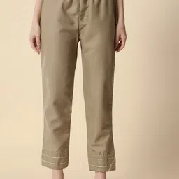 vredevogel Women Cotton Silk Kurta Pant Set image 5