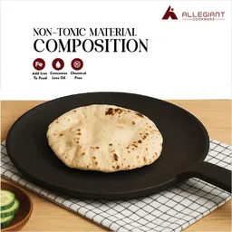 allegiant CAST IRON ROTI TAWA Tawa 25 cm diameter image 3