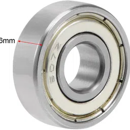 zms 607zz 20 Pieces ID-7MM | OD-19MM | Width-6MM Angle Grinder High Speed Bearing Wheel Bearing image 2