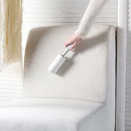 house of quirk Lint Rollers Brush Reusable Sticky Picker Cleaner Roller Easy-Tear Sheets Travel Pet Hair Lint Roller 10cm Sheet (Set of 3) Lint Roller image 3