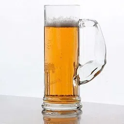 dekeanshka Large Glass Muscle Beer Mug Muscle Beer Mug Solid Heavy Base Clear Drinking Glass Beer Mug 600 ml 1 pcs Glass Beer Mug image 2