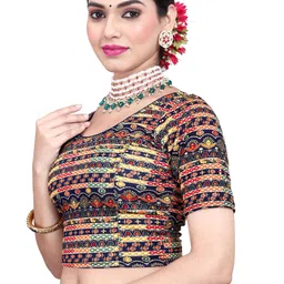 naman textile Round Neck Women Blouse image 2