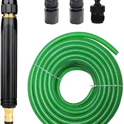 hvg traders 10 METER HOSE PIPE ½’’ INCH WITH Water Spray Gun Hose Nozzles Pipe For Gardening 0 L Backpack Sprayer-picture-26
