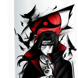 printwala Naruto Sipper Itachi Kakashi Sipper Water Bottle For Bithday Boys (GS-250) 600 ml Water Bottle image 2