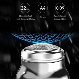 DCP ENTERPRISE Mini Portable 2024 Pocket Size Electric Razor and USB Rechargeable Shaver For Men, Women image 2