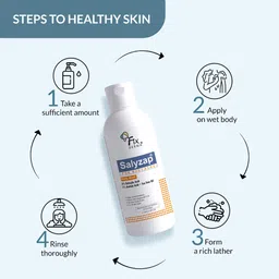 fixderma 2% Salicylic Acid Salyzap Body Wash For Body Acne, Back, Shoulders, Arms Acne image 5