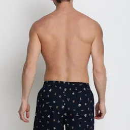 van heusen Men Navy Printed Elasticized Waistband Printed Boxer Shorts Printed Men Boxer image 2