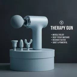 veenova Muscle Gun Massager – 4 Speed, 4 Heads, Full Body Pain Relief Massager-picture-25