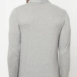 glampanda Men Jacket Style Full Sleeve Grey Shrug image 2